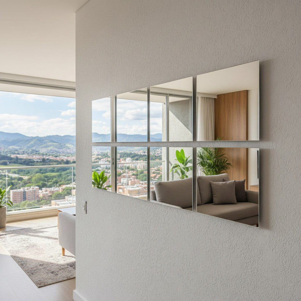 Espejos Cuadrados Set x 4