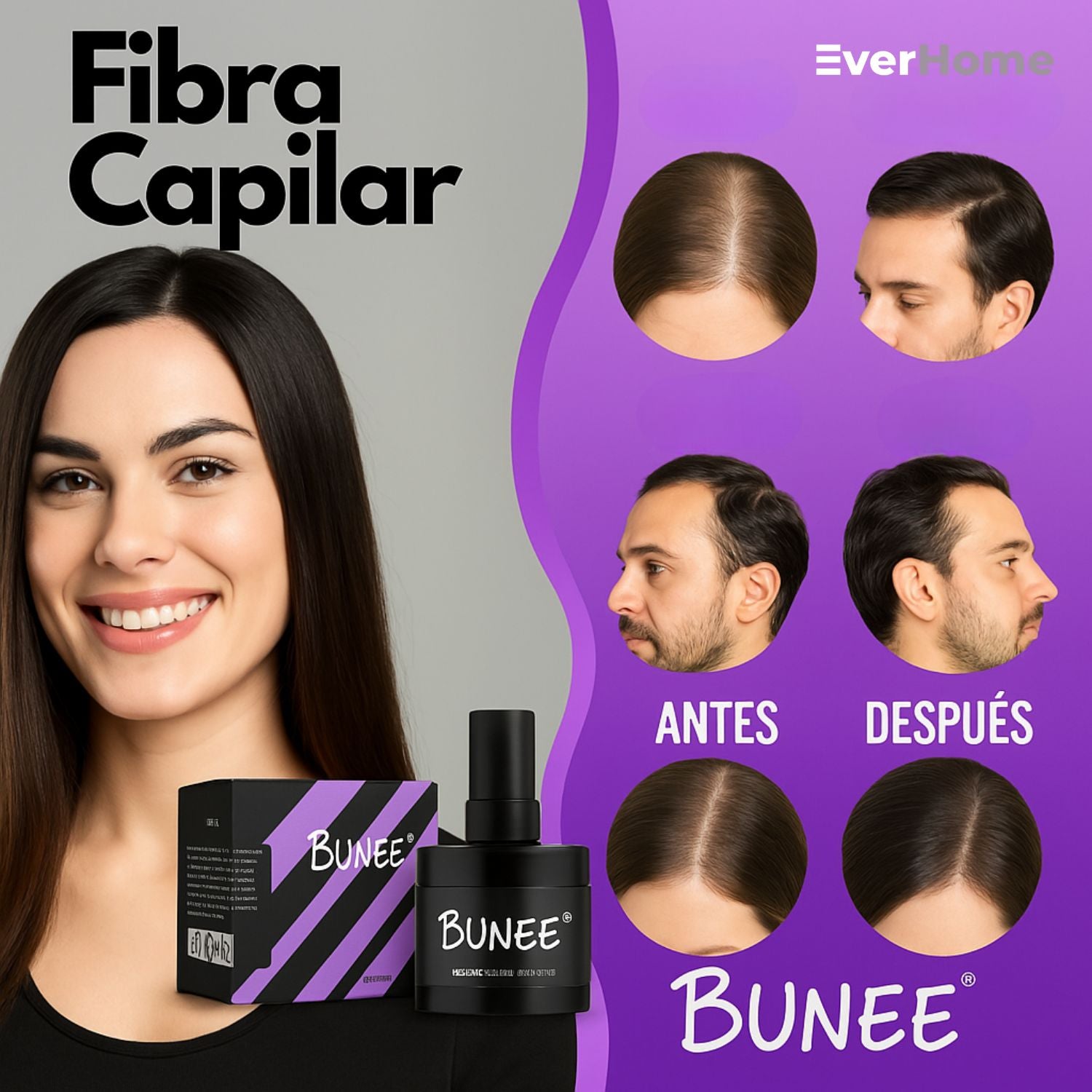 Fibra Capilar - Cubre Claros y Canas