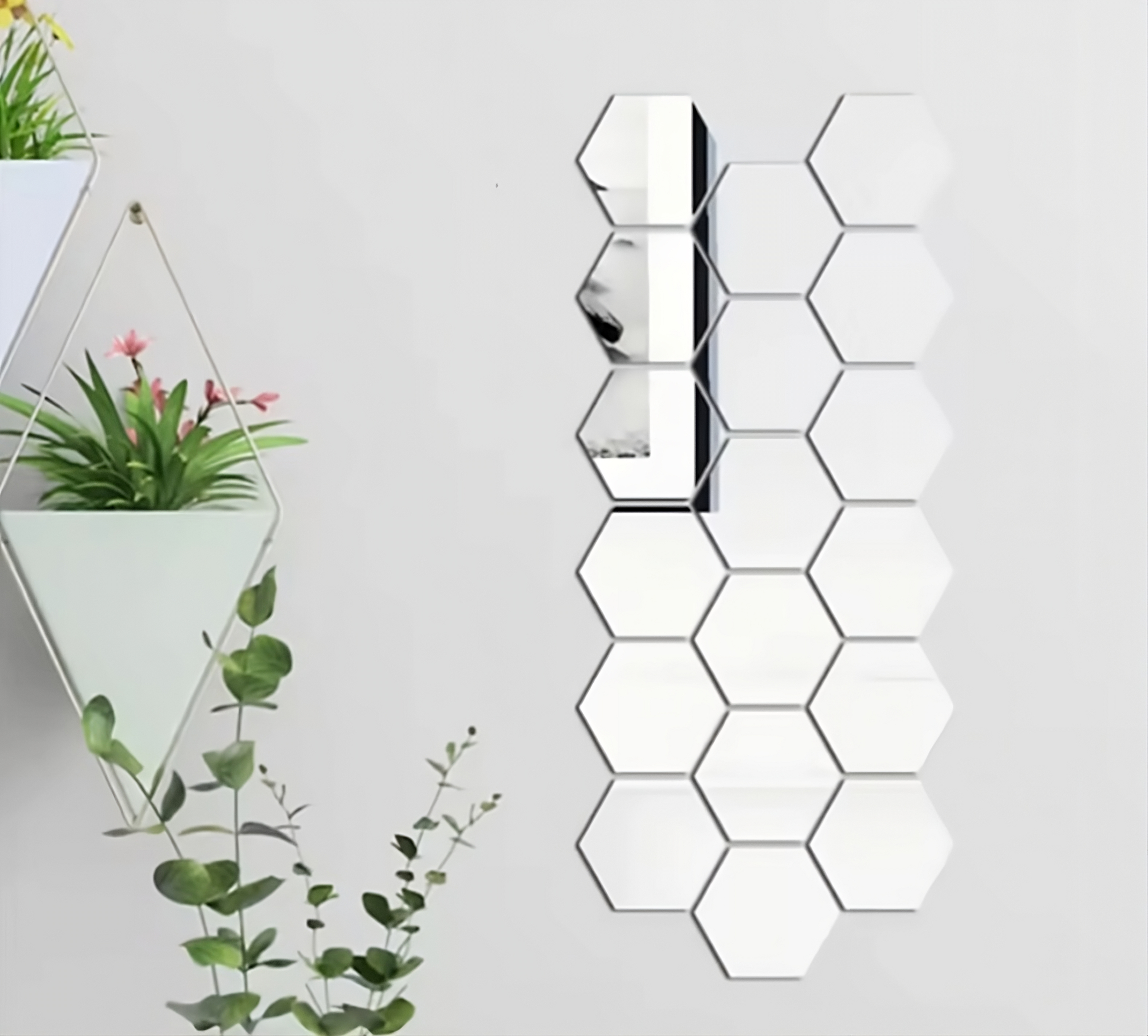 Espejos Adhesivos Hexagonales