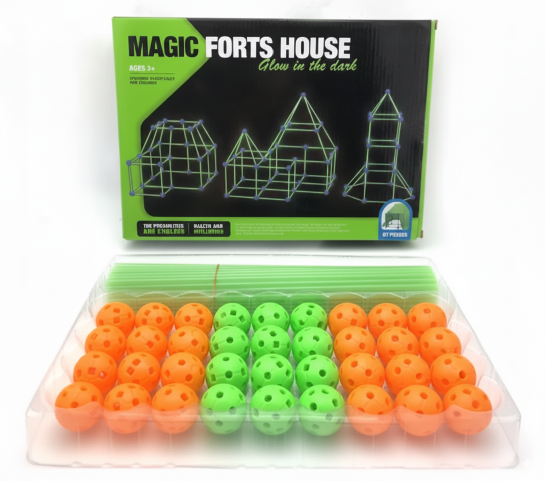 Kit de Construcción de Fortalezas para Niños